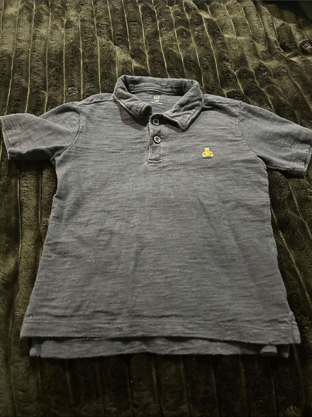 GAP Navy Polo with Yellow Crest